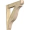 Ekena Millwork Funston Rough Sawn Craftsman Outlooker, Douglas Fir, 8"W x 44"D x 44"H OUT08X44X44FST04RDF - alternate 1